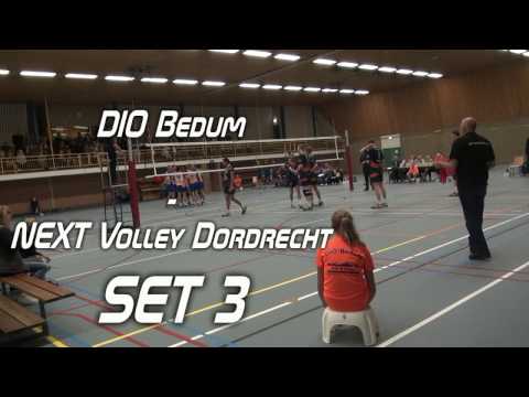 DIO Bedum H1 -  NeXT Volley Dordrecht H1 8-10-2016 set 3