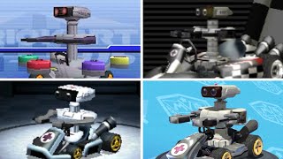 R.O.B. The Robot in Various Mario Kart Games