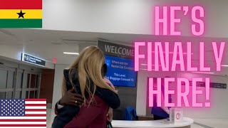 *EMOTIONAL* 😭FIRST TIME IN AMERICA || REUNITED AFTER TWO YEARS|| GHANA TO USA ♥️