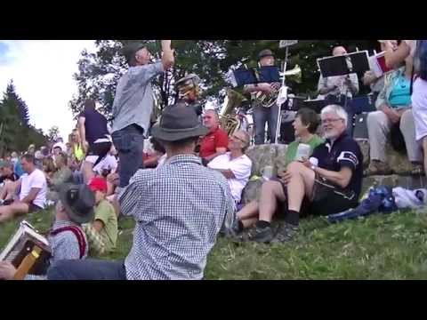 Waldfenster Bergmusikanten auf der Gemündener Hütte 2015 -Bajazzo u Nach meiner Heimat