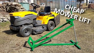Lift for a Mower