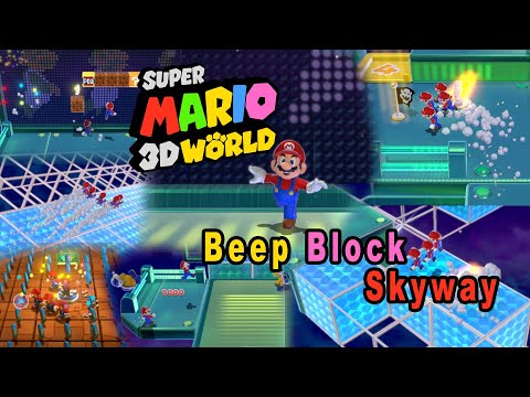 Super Mario 3D World Beep Block Skyway