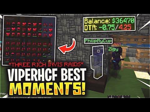 ViperHCF Best Moments #1 - THREE **RICH** FACTIONS RAIDABLE (INVIS RAIDING)