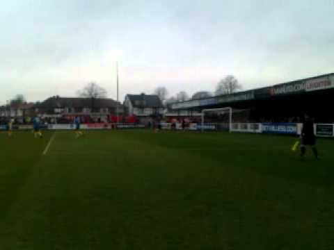 Altrincham v Kettering Town: Reeves penalty