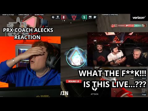 Tarik Reacts to EG Demon1 TBAG on STAGE vs PRX Upper Finals | Valorant Champions 2023 | #vct