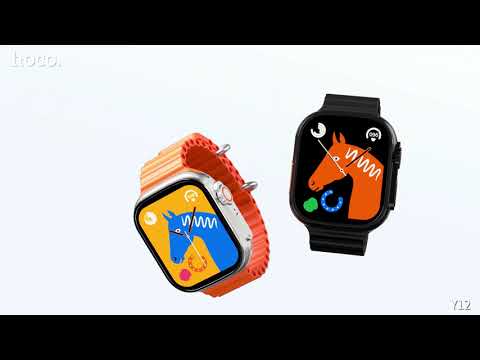 Смарт-часы, умные часы Hoco Y12 Ultra smart sports watch (call version) черный поддержка мобильной связи - фото 1 - id-p2328224754