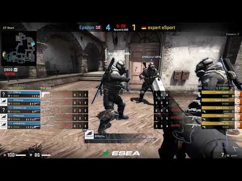 ESports - CS:GO, Epsilon vs expert, ESEA MDL Season 30 Europe (28th of February 2019), Inferno - ...