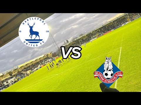 Hartlepool United vs Oldham Athletic Match Day Vlog!