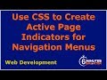 Use Active Page Indicators in Your Navigation Menus