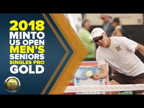 Pro Senior Men's Singles Gold Medal Match from the Minto US Open Pickleball Championships 2018