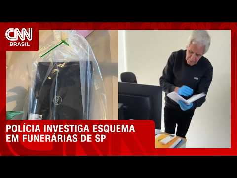 Polícia descobre esquema de venda de dados de mortos para funerárias em SP | LIVE CNN