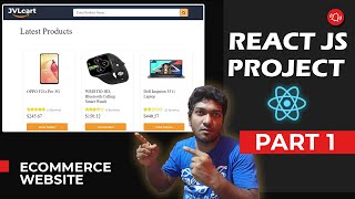React JS Ecommerce Website in Tamil  Part 1
