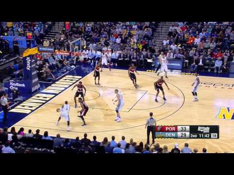 2015-11-09 NBA RS Nikola Jokic vs Portland