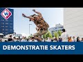 Skaters demonstreren in Den Haag: 'We willen meepraten over nieuwe inrichting Spuiplein'