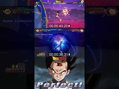 VEGETA DBS BT3 VS SZ #perfect  #dbz #pro #sparkingzero #budokaitenkaichi3 #mods #comparison