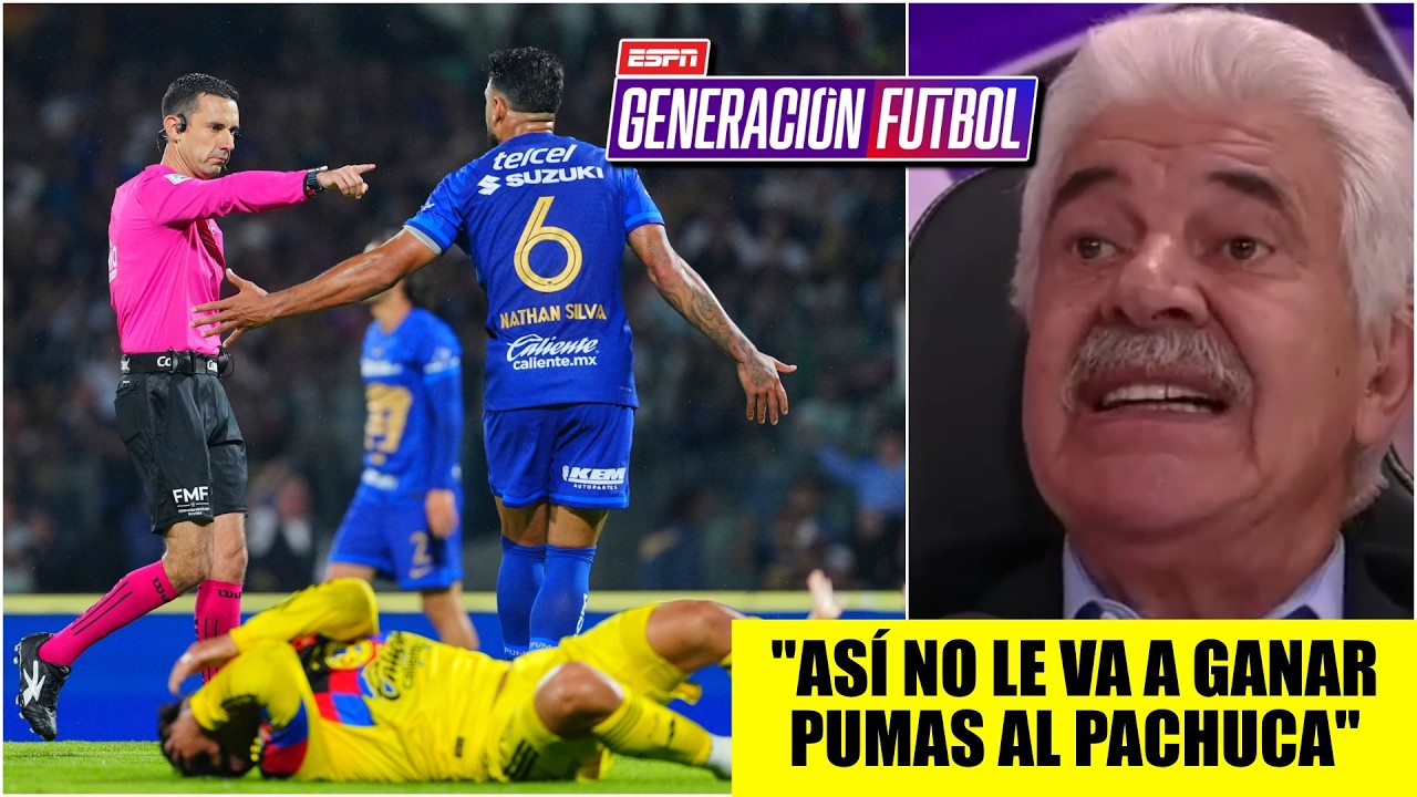 El Tuca ADVIERTE a PUMAS: Si juega como contra el AMÉRICA, NO podrá vs PACHUCA | Generación F