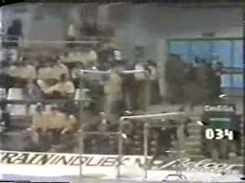 Elena Mukhina 1977 World Cup Bars