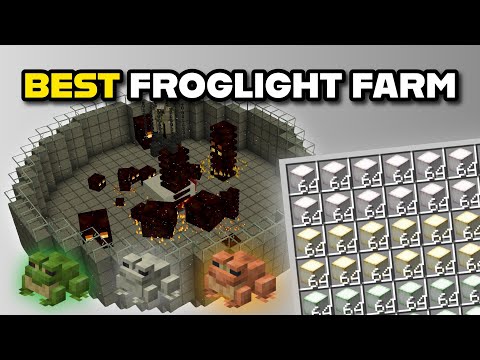BEST Minecraft FROGLIGHT FARM - Simple, New design | Java 1.21.10+