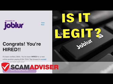 Is Joblur Legit