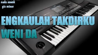 Download lagu KARAOKE ENGKAULAH TAKDIRKU(weni da)nada cowok gis minor mp3
