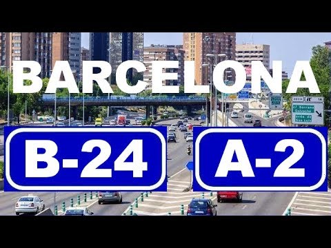 B-24 / A-2 Barcelona , Accesos a Barcelona: B-24 Vallirana - A-2  / Access to Barcelona: B-24 / A-2
