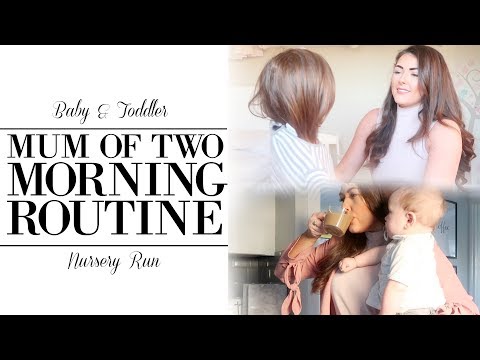 WINTER MORNING ROUTINE OF A MUM/MOM WITH A BABY & TODDLER Video