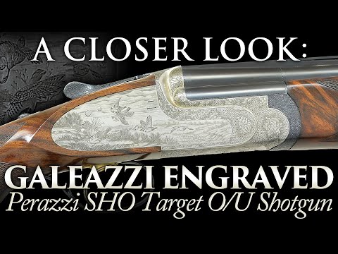 A Closer Look: Galeazzi Engraved Perazzi SHO Target Over/Under Shotgun