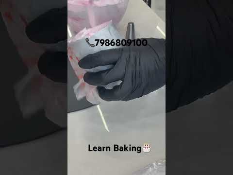Piping Techniques by Chef Jaspreet Cakes N Creams 100% Eggless professional Baking Academy mohali