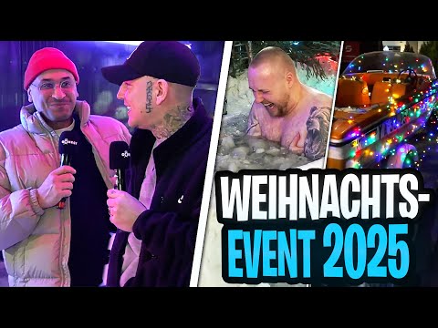 XXL WEIHNACHTSSHOW 3.0🎄 EISBAD Challenge, 1VS1 & WICHTELN mit +500 GÄSTEN😱 MontanaBlack IRL