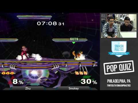 Pop Quiz II - Winners Round 5 - Zhu (Sheik) vs Smokey (Fox) - SSBM Smash Melee