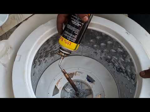 How to open whirlpool top load washing machine gear box drum