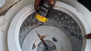 How to open whirlpool top load washing machine gear box drum