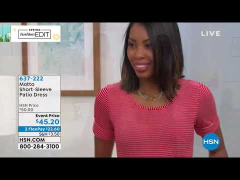 Motto ShortSleeve Patio Dress