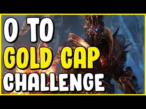 0 To Gold Cap Challenge And RSPCA Fundraiser In WoW BFA 8.2.5 Gold Farming, Gold Making