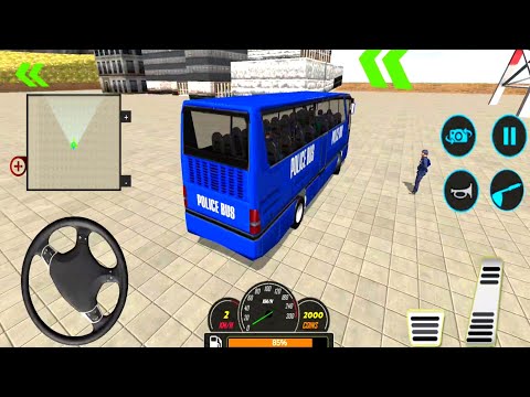 Police Bus Driving Simulator Off Road Transport Duty - Android GamePlay #1