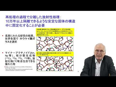 【地層處分的科學】1-2. 放射性核種的玻璃固化 (【地層処分の科学】1-2. 放射性核種のガラス固化)