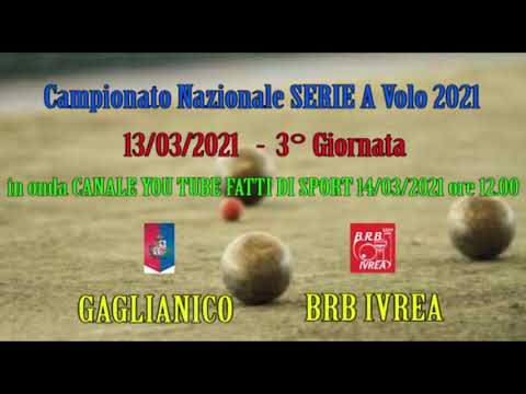 Bocce Campionato Serie A 2021 : Promo  Gaglianico - BRB Ivrea