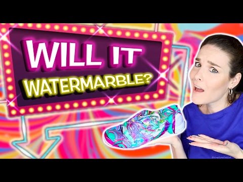 Will It Watermarble?! Watermarbling 10 random objects in nail polish!