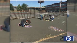 Bright Spot: Statewide call to acction to help spread the message of peace using chalk