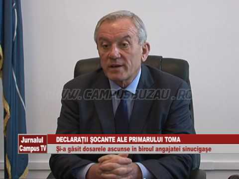 DECLARATII SOCANTE ALE PRIMARULUI CONSTANTIN TOMA