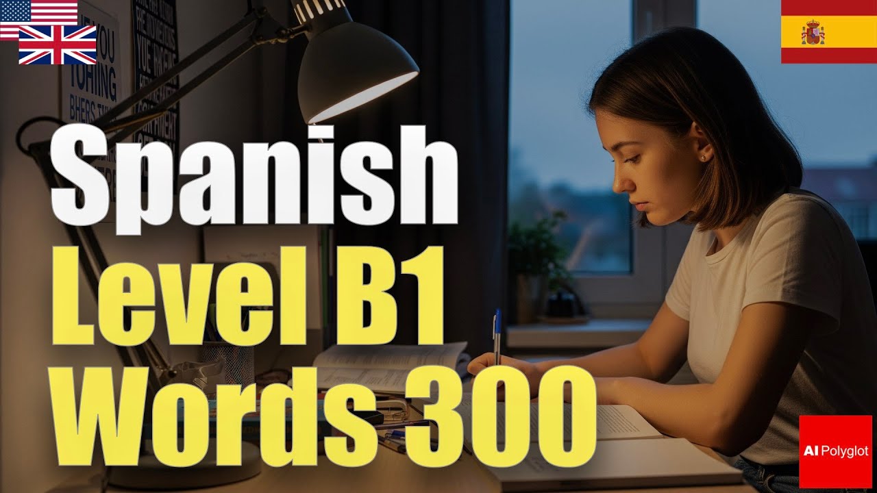 Spanish Level B1 Words 300 | Intermediate | Passive listening | Must-Know | with hiragana episode artwork