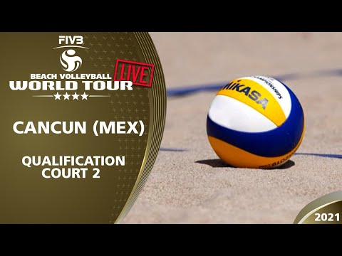 LIVE 🔴  Women's & Men's Quali - Court 2 | 4* Cancun 2021 #1