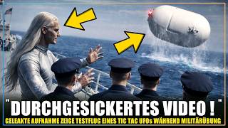 Grade viral: UFO Aufnahmen eines Tic Tac UAP Testflugs durchgesickert ?!
