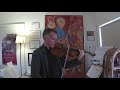 Scott Slapin plays some farewell Bach (Sarabande from 4th Suite) and Paganini (Caprice 20) to 2020