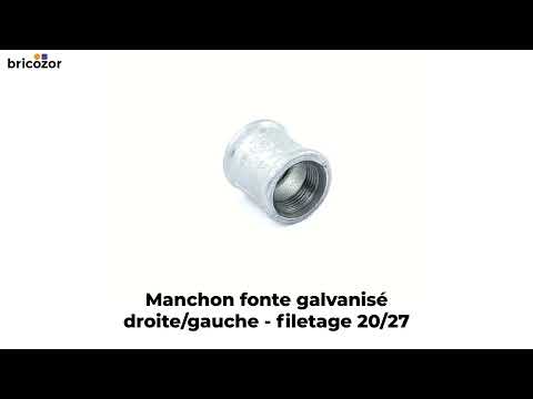 Manchon fonte droite / gauche galvanisé - référence 271 CODITAL