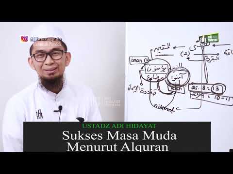 Sukses Masa Muda Menurut Alquran|Ustadz Adi Hidayat Lc MA