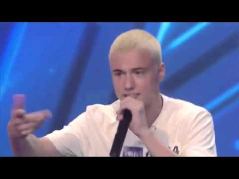 Amazingly imitated Eminem in "CzechoSlovakia Got Talent"