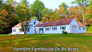 Vermont Farmhouse On 8+Acres | $259k | VT Real Estate | Old Style Kitchen | Country Houses TLC