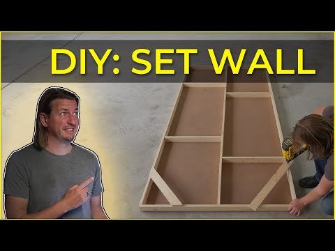 DIY Film Set Wall
