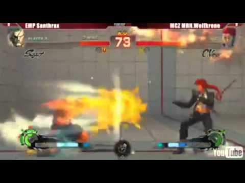 SSF4:AE 2012 Match Analysis - EMP Santhrax (Sagat) vs MCZ Marn WOLFKRONE (C. Viper)